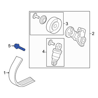 Acura OE - Belt Tensioner Bolt