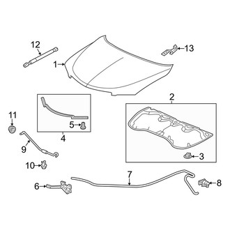 Acura OE - Hood & Components