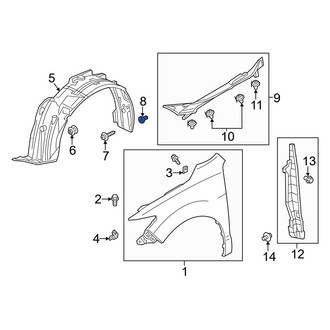 Acura OE - Fender Liner Grommet