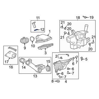 Acura OE - Fuel Injection Air Flow Meter Gasket & O-Ring