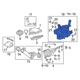 Acura OE - Engine Air Intake Resonator
