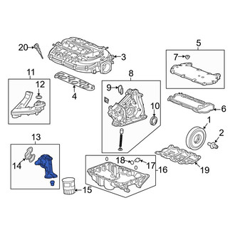 Acura OE - Engine Oil Filter Housing