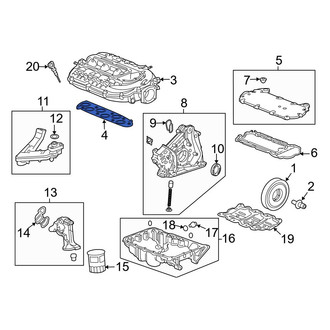Acura OE - Center Engine Intake Manifold Gasket