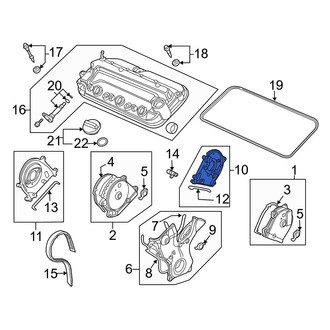 Acura OE - Rear Upper Outer Engine Timing Cover