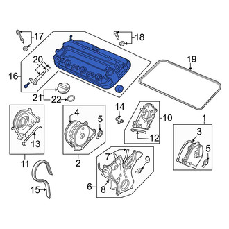 Acura OE - Left Engine Valve Cover