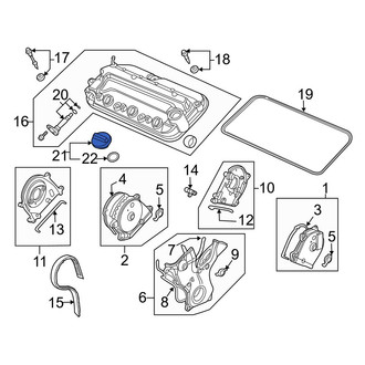 Acura OE - Engine Oil Filler Cap