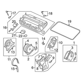 Acura OE - Left Upper Engine Timing Cover