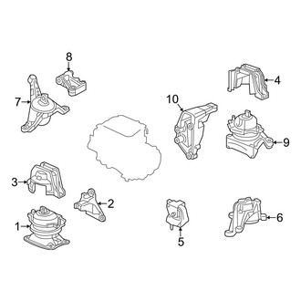 Acura OE - Engine / Transaxle - Engine & Transmission Mounting