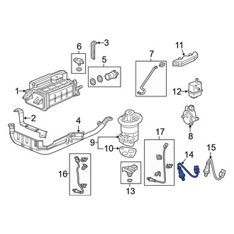 Acura OE - Front Left Oxygen Sensor