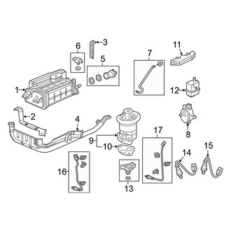 Acura OE - Emission System - Emission Components