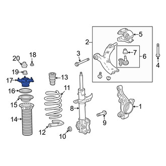 Acura OE - Front Suspension Strut Mount