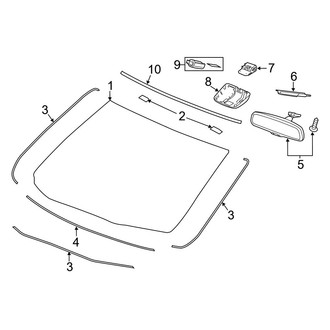 Acura OE - Windshield - Glass