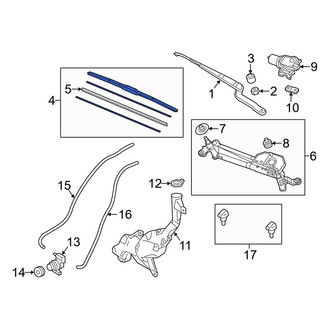 Acura OE - Front Left Wiper Blade