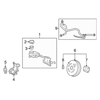 Acura OE - Cowl - Components on Dash Panel