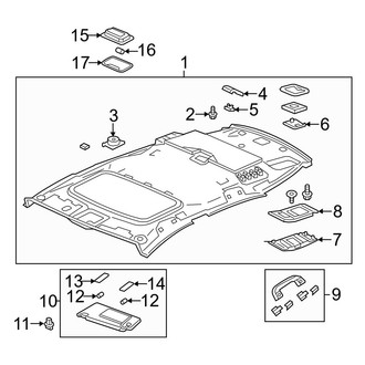 Acura OE - Roof - Interior Trim