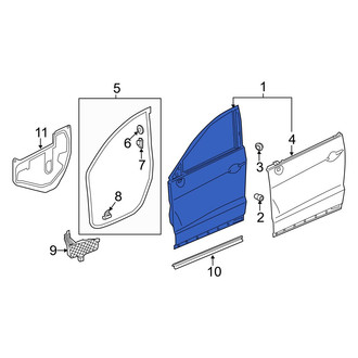 Acura OE - Front Left Door Shell