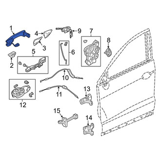 Acura OE - Front Right Outer Exterior Door Handle