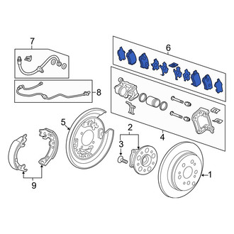 Acura OE - Rear Disc Brake Pad Set