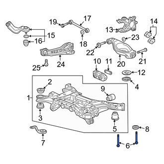 Acura OE - Front Suspension Crossmember Bolt