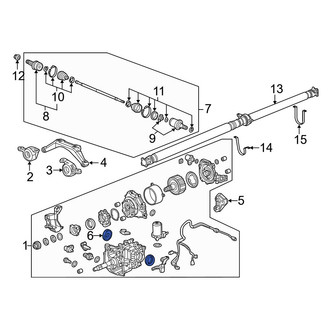 Acura OE - Rear CV Axle Shaft Seal