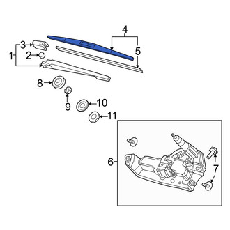 Acura OE - Rear Wiper Blade