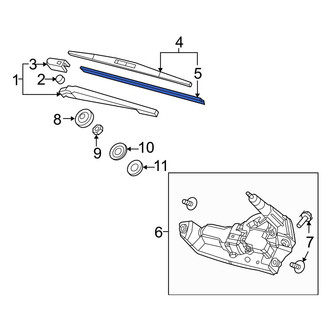 Acura OE - Rear Wiper Blade