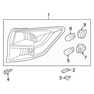 Acura OE - Rear Lamps - Tail Lamps (On Body)