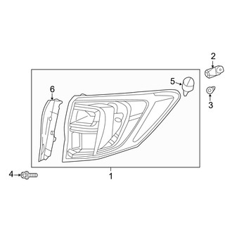 Acura OE - Rear Lamps - Tail Lamps (On Body)