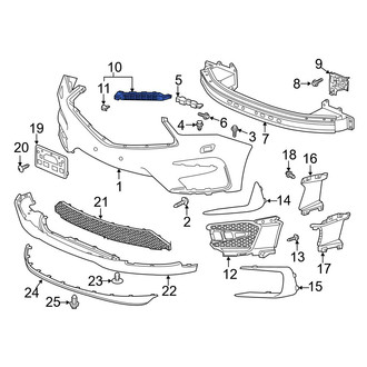Acura OE - Front Left Bumper Cover Bracket