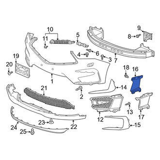 Acura OE - Front Left Brake Air Duct