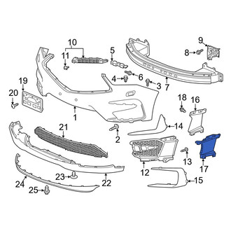 Acura OE - Front Left Brake Air Duct