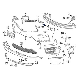 Acura OE - Bumper Cover Bolt
