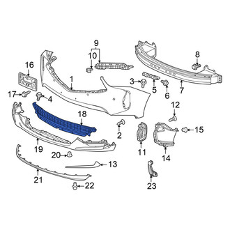 Acura OE - Front Right Grille