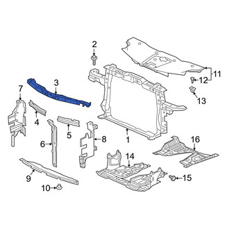 Acura OE - Radiator Support Panel Reinforcement