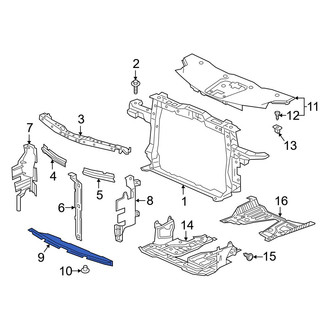 Acura OE - Front Lower Radiator Support Air Deflector