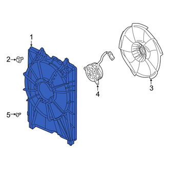 Acura OE - Front Engine Cooling Fan Shroud
