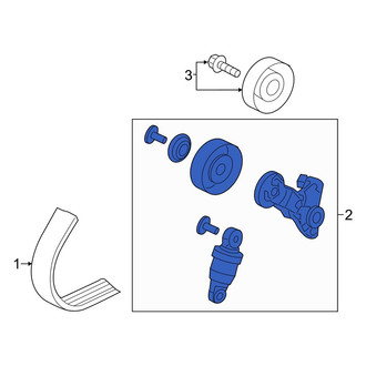 Acura OE - Accessory Drive Belt Tensioner Assembly