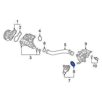 Acura OE - Engine Coolant Thermostat Housing Gasket