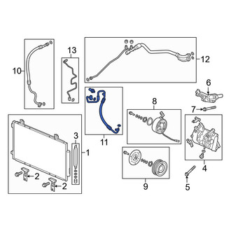 Acura OE - A/C Refrigerant Discharge Hose