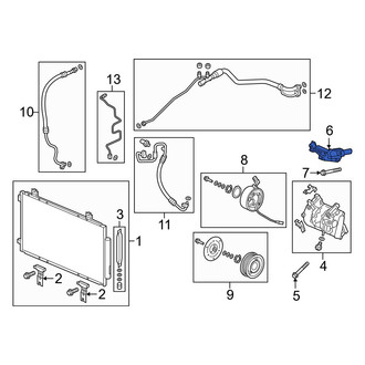 Acura OE - A/C Compressor Bracket