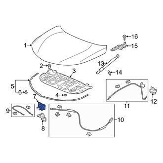Acura OE - Front Hood Latch