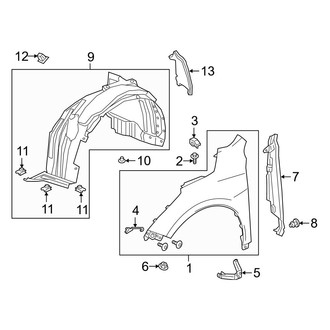 Acura OE - Fender & Components