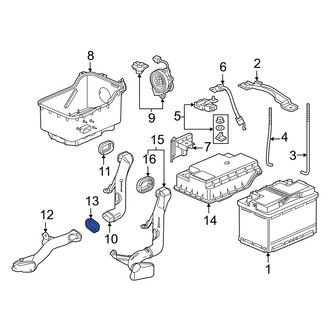 Acura OE - Battery Vent Tube Grommet