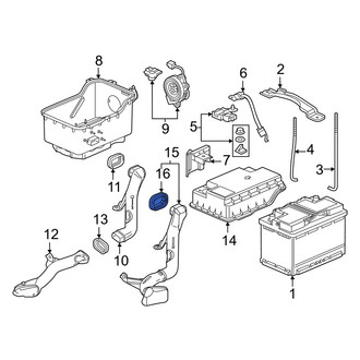 Acura OE - Battery Vent Tube Grommet