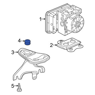 Acura OE - ABS Modulator Insulator