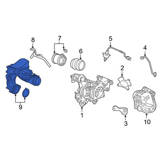 Acura OE - Turbocharger Inlet Hose