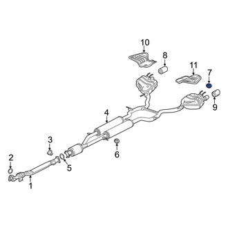 Acura OE - Center Rear Exhaust System Hanger