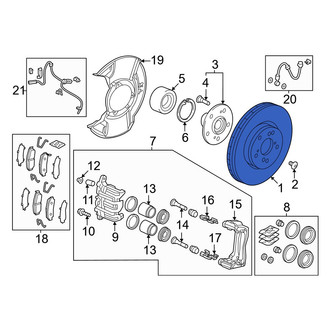 Acura OE - Front Disc Brake Rotor