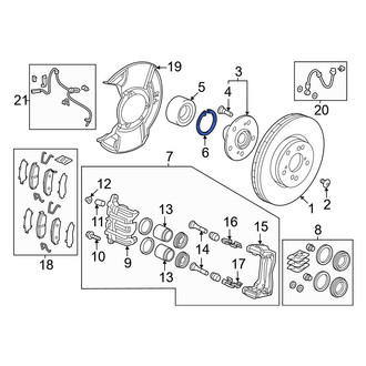 Acura OE - Wheel Bearing Snap Ring