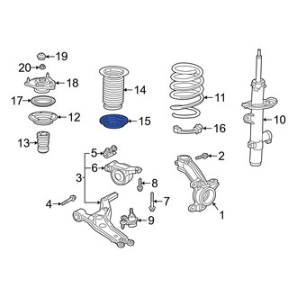 Acura OE - Front Left Coil Spring Retainer
